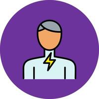 Sore Throat Filled Multi Circle Icon vector