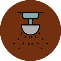 Sprinkler Filled Multi Circle Icon vector