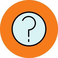 Help Filled Multi Circle Icon vector