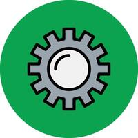Setting Filled Multi Circle Icon vector