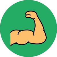 Strong Filled Multi Circle Icon vector