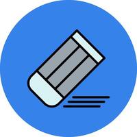 Eraser Filled Multi Circle Icon vector