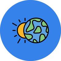 Eclipse Filled Multi Circle Icon vector
