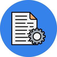 Document Setting Icon vector