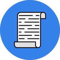 Script Filled Multi Circle Icon vector