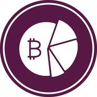 Data Analytics Glyph Circle Icon vector