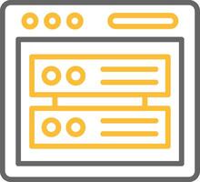 Database Icon Design vector