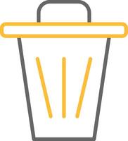 Dustbin Icon Design vector