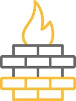Flame Icon Design vector