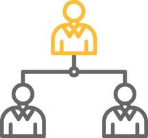Hierarchy Icon Design vector