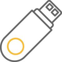 Usb Flash Drive Icon Design vector