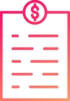 Invoice Icon Design vector