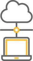 Cloud Network Icon Design vector