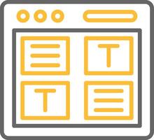 Web Design Icon Design vector