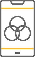 Color Scheme Icon Design vector