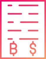 Invoice Icon Design vector