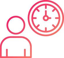 Working Hours Icon Design vector