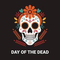 Day of the Dead background. vector