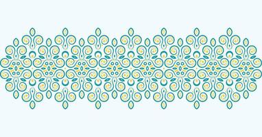colorful pattern border pattern design vector