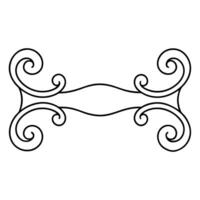 Vintage Scroll Elements for Elegant and Ornate Designs vector