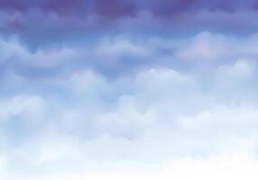 Abstract Blue Sky Gradient with Soft Clouds gradient hues and cloudy textures vector