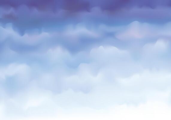 Abstract Blue Sky Gradient with Soft Clouds gradient hues and cloudy textures