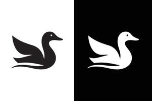 Duck icon . Duck Icon silhouette image vector