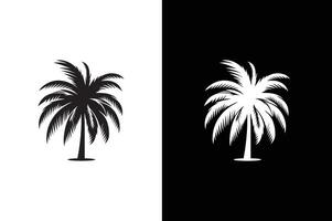 palm tree icon template. Coconut palm tree icon design image vector