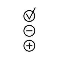 Simple checkbox doodle. Hand drawn element for business or study presentations. vector