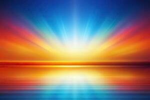 cool and warm abstract gradient background photo