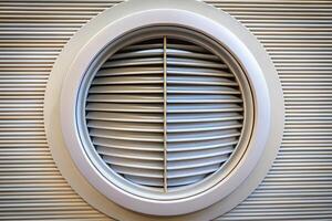 Close-up shot of a ventilation louver with a built-in actuator photo