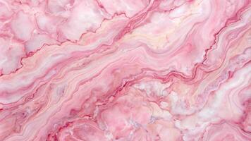 Pink marble abstract texture background with high gloss finish and shallow depth of field photo