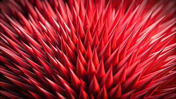 Red spiky background with blurred foreground, perfect for adding text photo