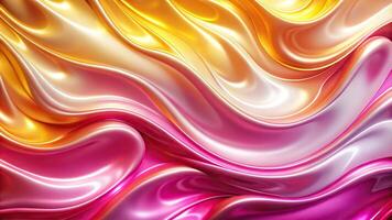 pink white yellow fluid gradient metal background with low angle view photo