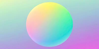Pastel color gradient background with silhouette photo
