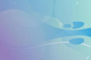 A blue and purple fluid abstract background with bubbles vector