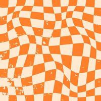 groovy 70s hippie backgrounds. checkerboard. twisted and distorted texture in trendy retro psychedelic style. y2k aesthetics, vector