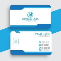 modern creative business card and name card horizontal simple clean template vector