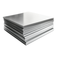 Stack of Smooth Metal Sheets for Design Projects png
