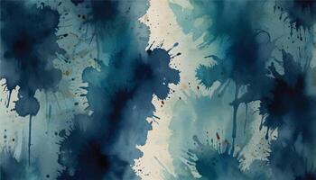 Abstract watercolor splash with vibrant, colorful ink blend. Artistic background vector