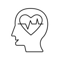 wellbeing concept line icon. Simple element illustration. wellbeing concept outline symbol design. vector