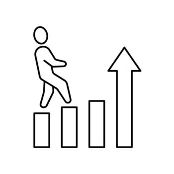 challenge concept line icon. Simple element illustration. challenge concept outline symbol design. vector