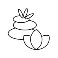 relaxation concept line icon. Simple element illustration. relaxation concept outline symbol design. vector
