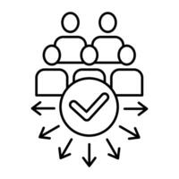 assembly concept line icon. Simple element illustration. assembly concept outline symbol design. vector