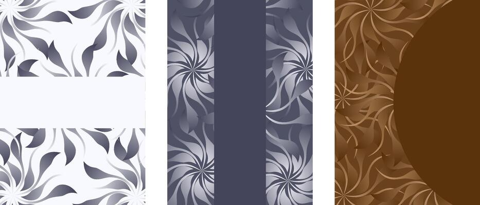 Geometric Floral Designs with Circular Elements