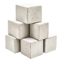 Stack of Concrete Blocks in Various Sizes png