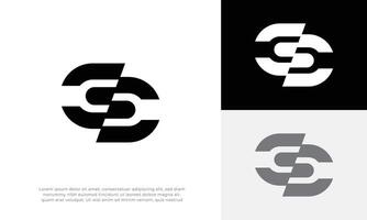 EE Letter Initial Logo Design Template - Clean and Modern Design vector
