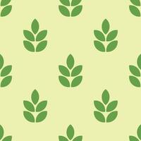 Background leaf repeat pattern unique design vector