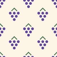 Background pattern grape repeat unique design vector