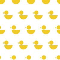 Background repeat duck pattern unique design vector